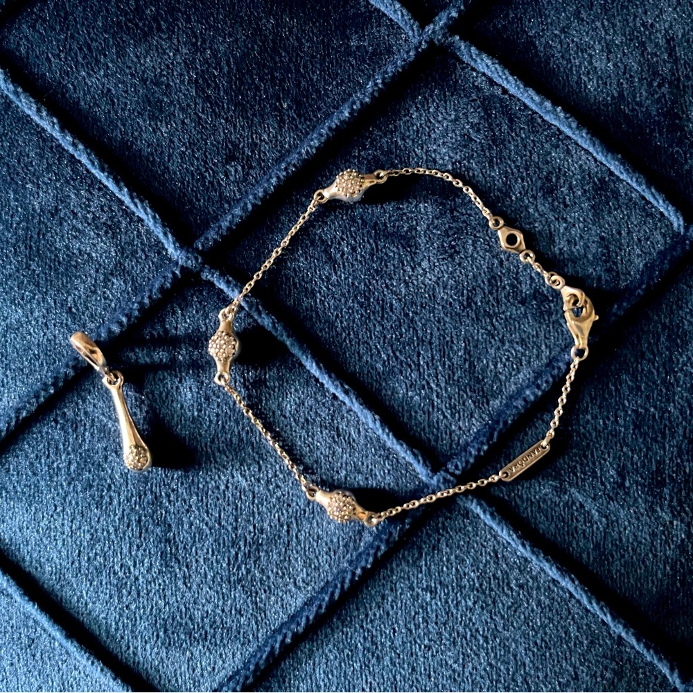 Authentic Pandora Love Pods Modern Silver Bracelet and Necklace Pendant